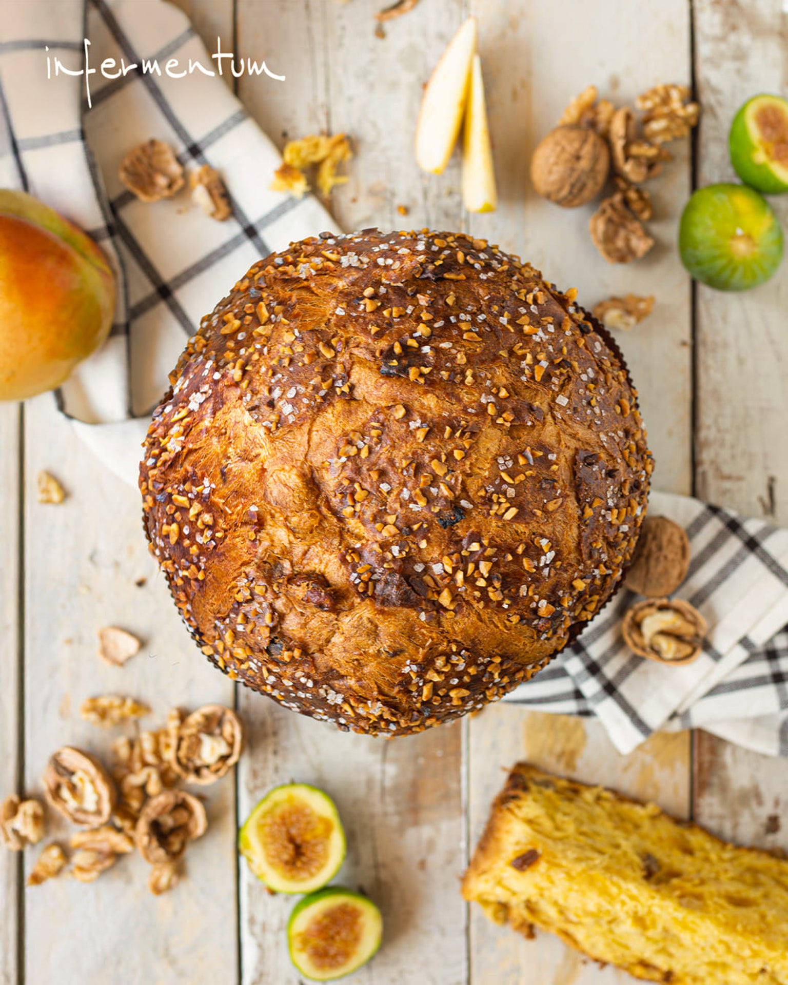 Panettone Fichi, Mele e Noci 1kg