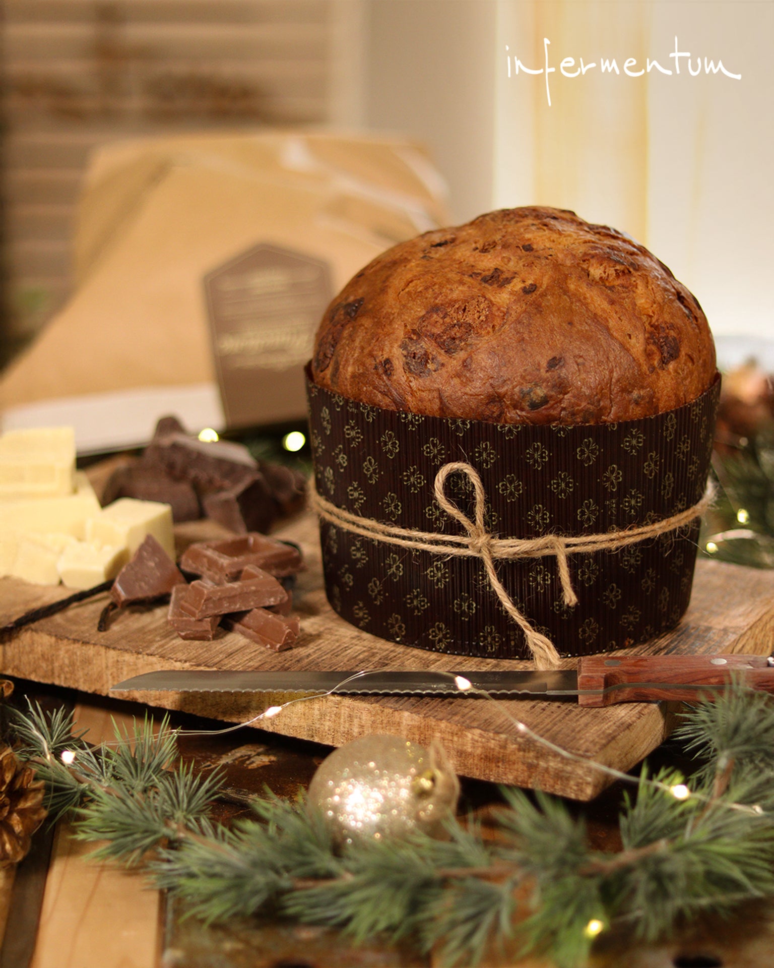 Panettone ai 3 cioccolati 1kg