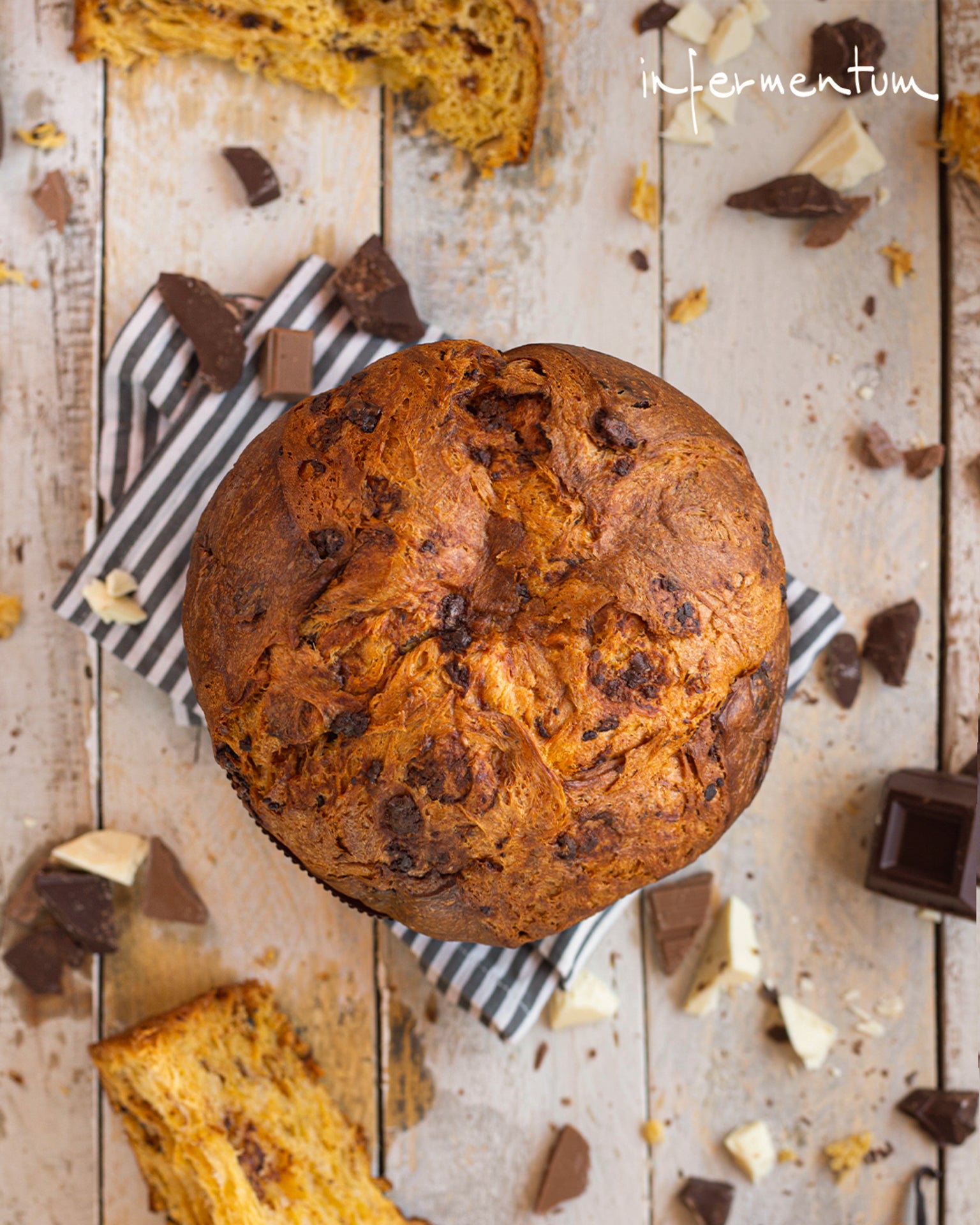 Panettone ai 3 cioccolati 1kg