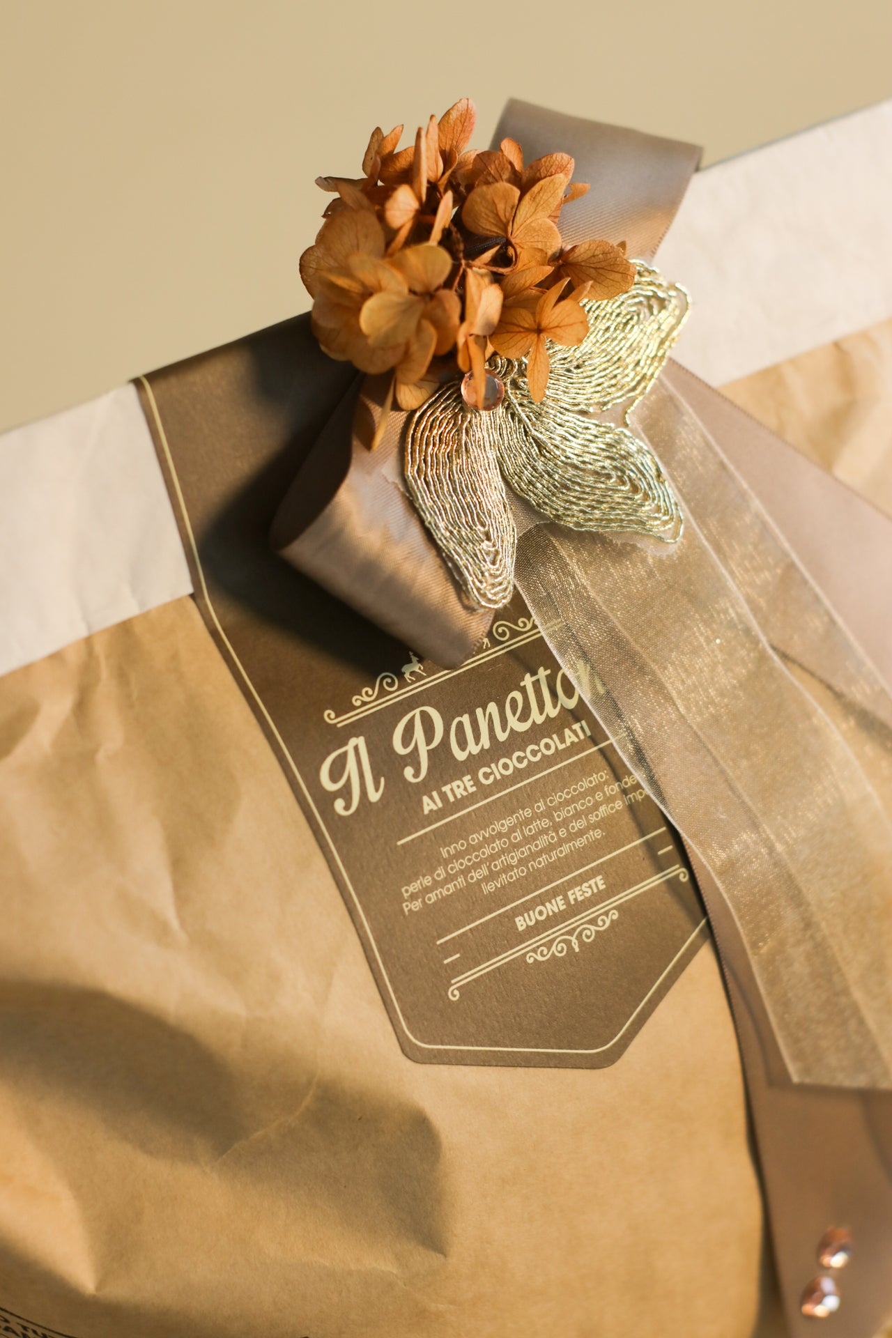 Panettone ai 3 cioccolati 1kg