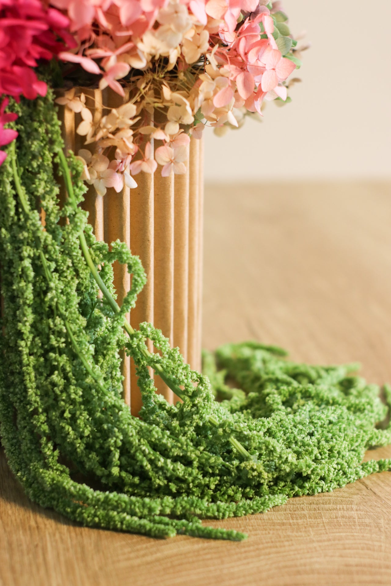 Grande Cipria, composizione di fiori stabilizzati