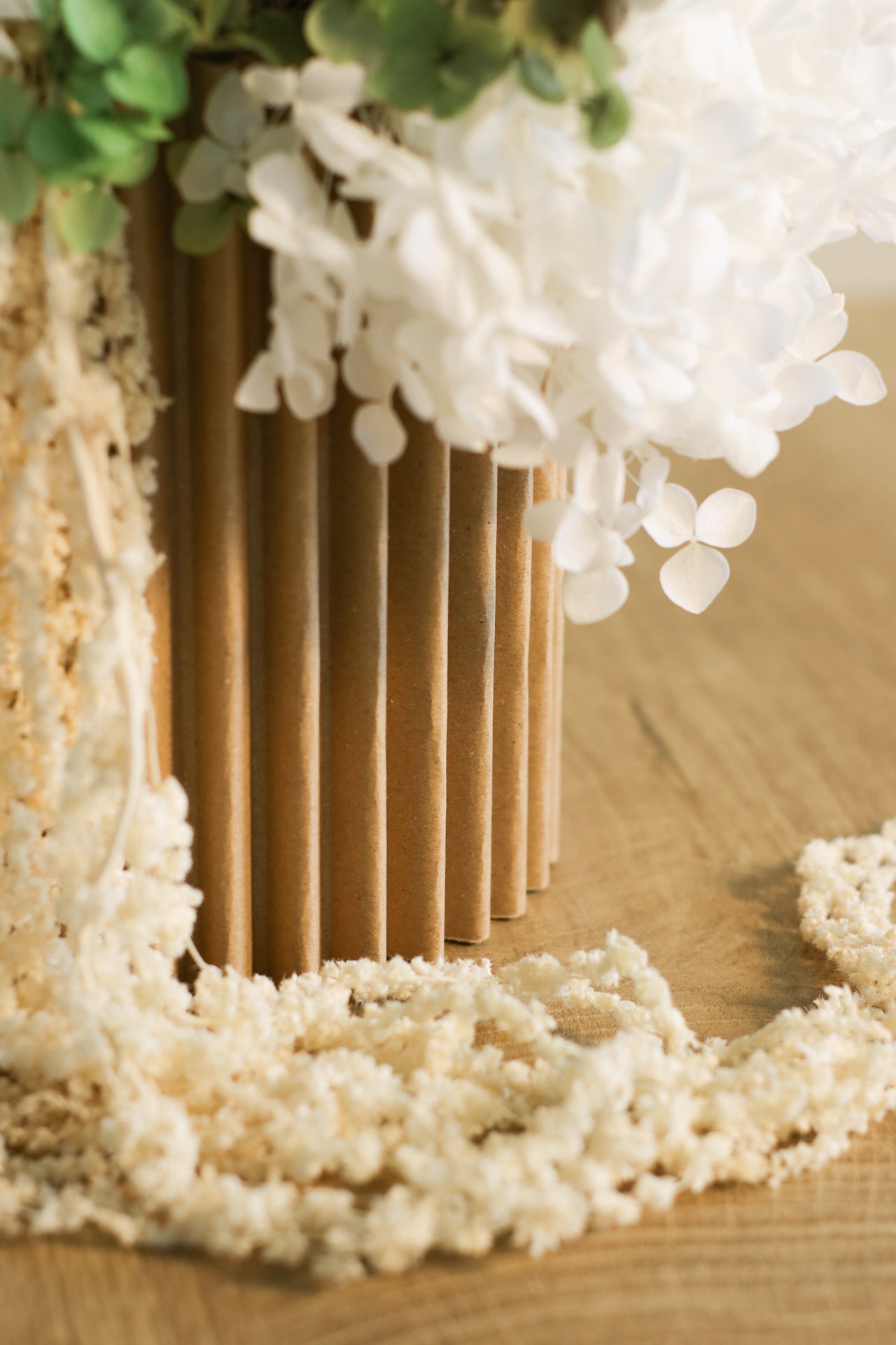 Grande Candido, composizione di fiori stabilizzati