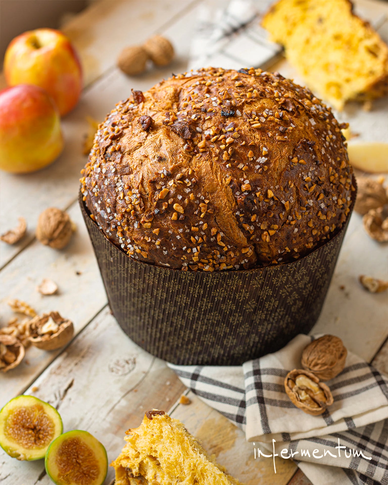 Panettone Fichi, Mele e Noci 1kg